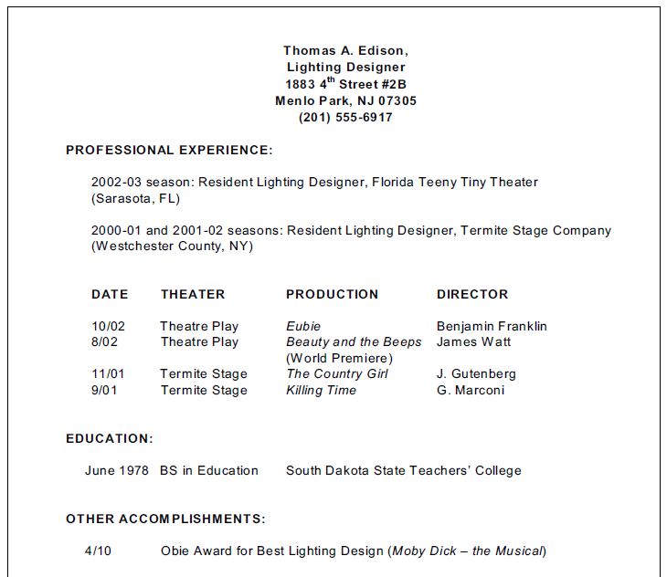 Stage Lighting For Students